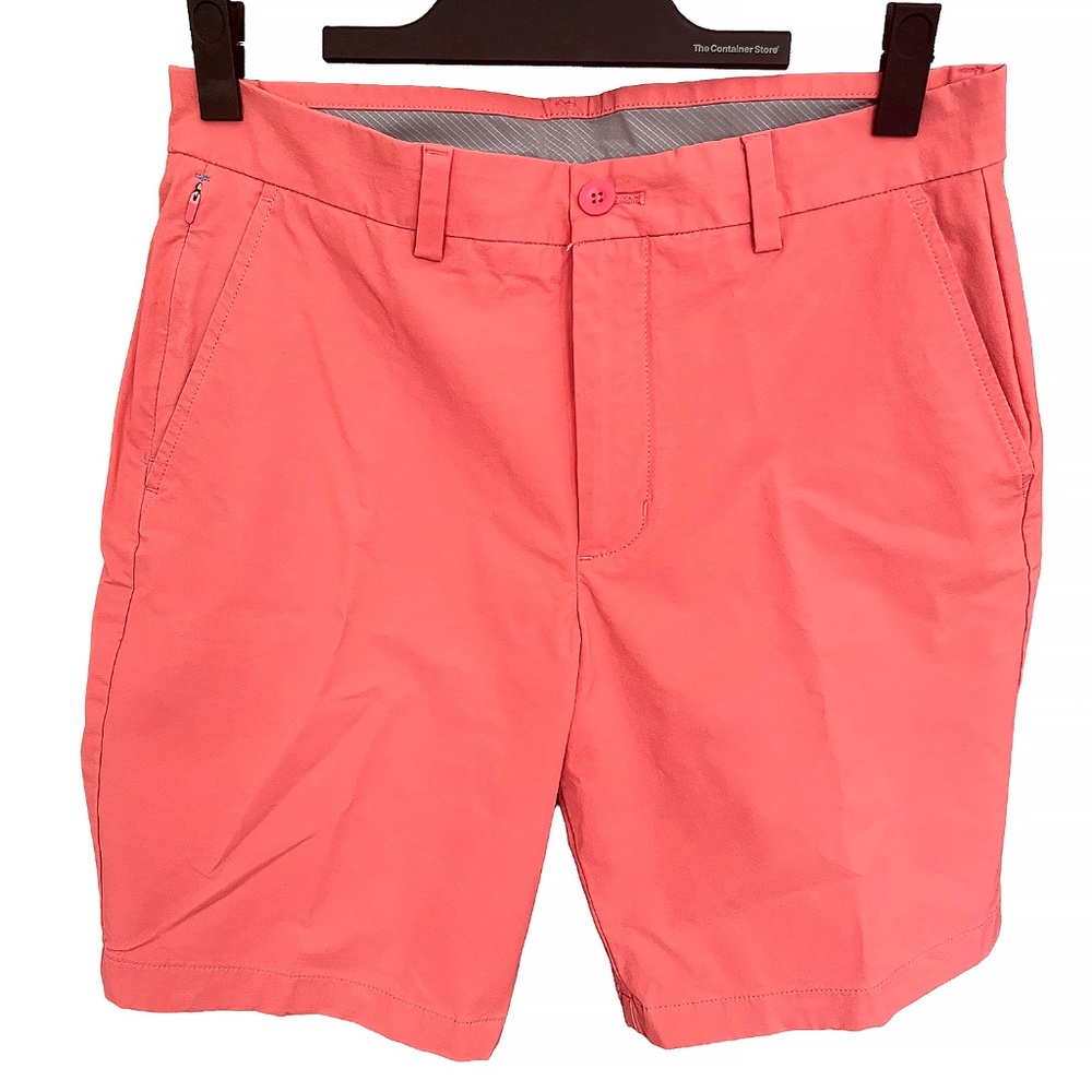 Vineyard Vines OTG On-The-Go Shorts | Coral Pink | Size 30